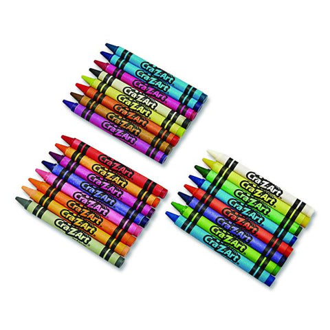 Cra-Z-Art Washable Crayons, Assorted, 24/Pack