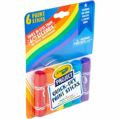 Crayola Project Quick-Dry Paint Sticks