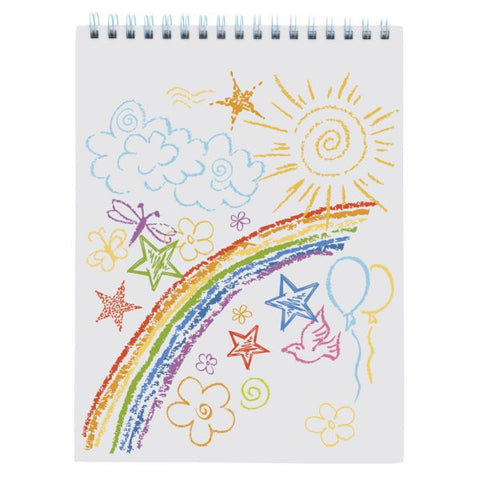 Kids' Sketchbook, 9" x 12", 72 Sheets, White