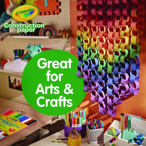 Crayola Construction Paper, 9 x 12, Assorted Colors, 240 Sheets/Pack