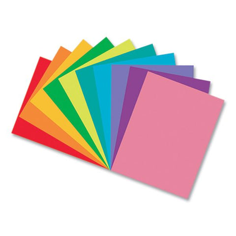 Pacon Tru-Ray Construction Paper, 76 lb Text Weight, 9 x 12, Vibrant Assorted Colors, 150/Pack