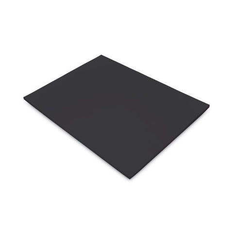 Tru-Ray Construction Paper, 50% Recycled, 18" x 24", Black, Pack Of 50