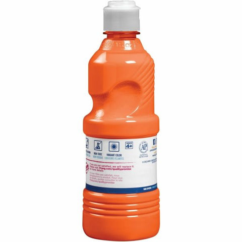 Prang Ready-To-Use Tempera Paint, 16 Oz., Orange