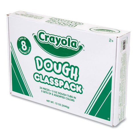 Crayola Dough Classpack, 3 oz, 8 Assorted Colors with 81 Modeling Tools