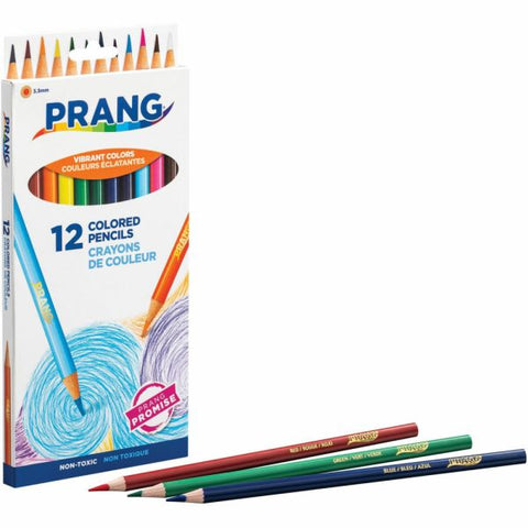 Prang Color Pencils, 3.3 mm, Pack Of 12