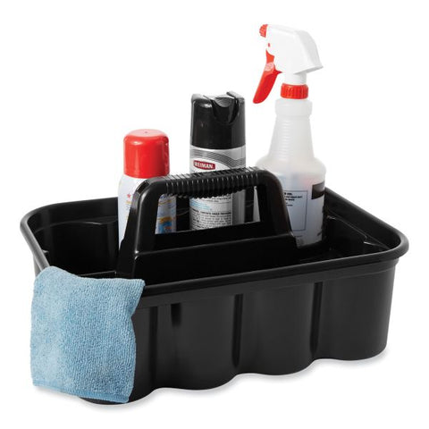 Rubbermaid Commercial Deluxe Carry Caddy, Black