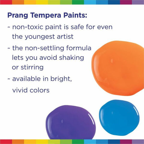 Prang Ready-to-Use Tempera Paint, Turquoise Blue, 16 oz Dispenser-Cap Bottle