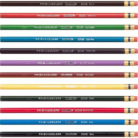 Prismacolor Col-Erase Pencils, Assorted Colors, Box Of 12 Pencils