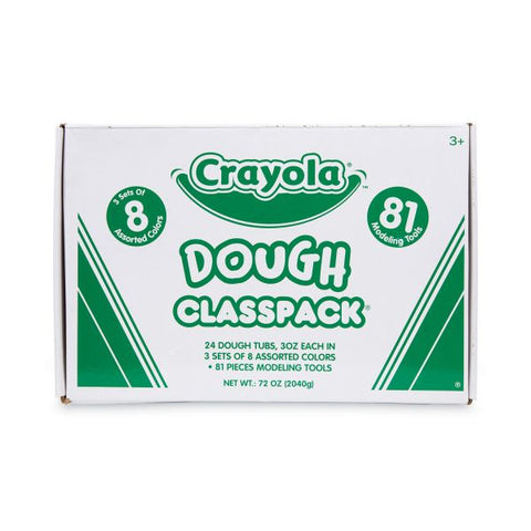 Crayola Dough Classpack, 3 oz, 8 Assorted Colors