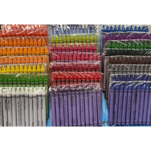 Crayons Assorted, 24 Colors, 12 Crayons Of Each Color, Box Of 288