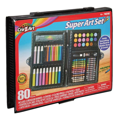 Cra-Z-Art Super Art Set, 80 Pieces